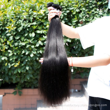 Huashuo 10a Grade Brazilian Hair,Mink Virgin Brazilian Straight Hair,Natural Wholesale Grade Virgin Brazilian Hair Human Hair